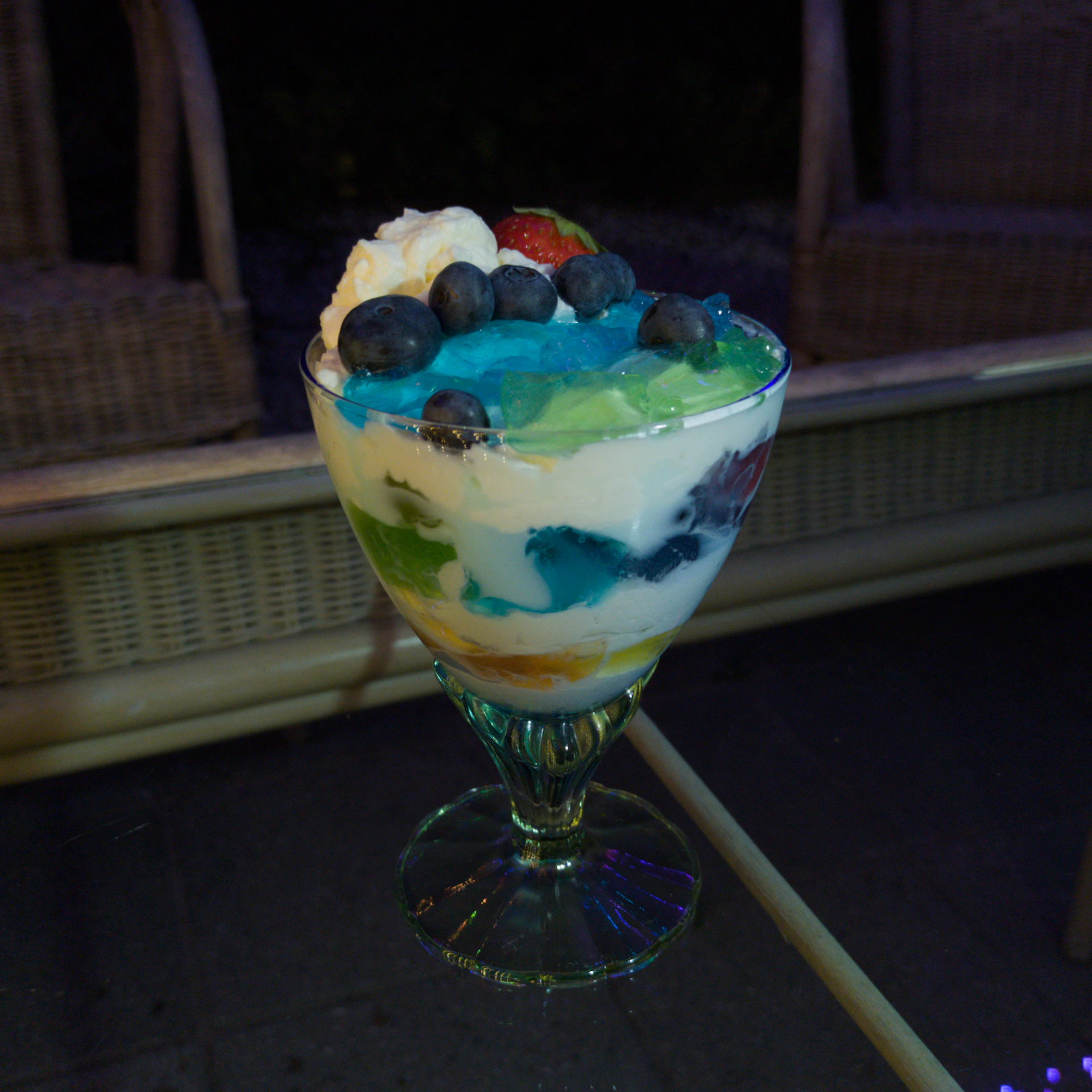Rainbow Road Trifle